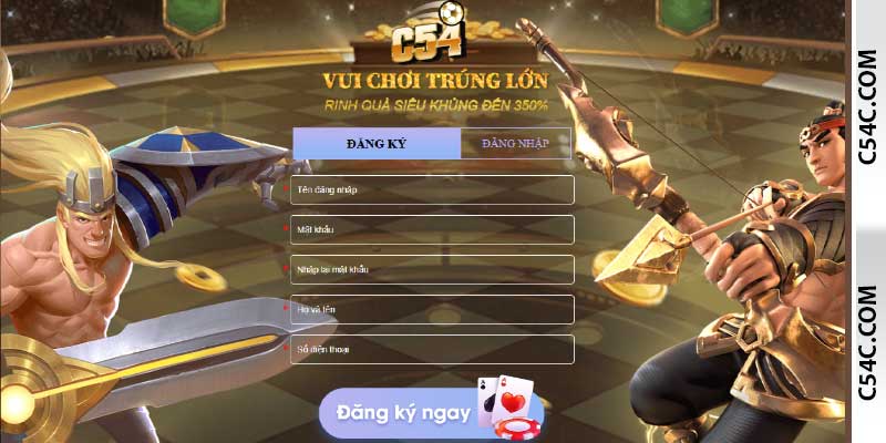 Cung cấp thông tin đăng ký C54 theo bảng mẫu